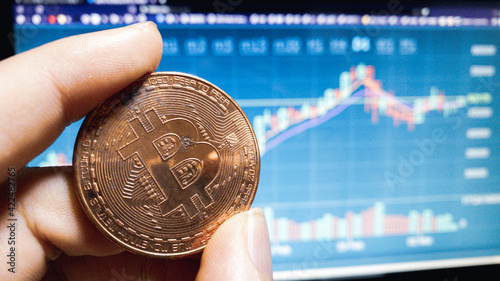 Bitcoinの値動きをパソコンでチェック。仮想通貨/暗号資産/トレーディング/暗号通貨取引所