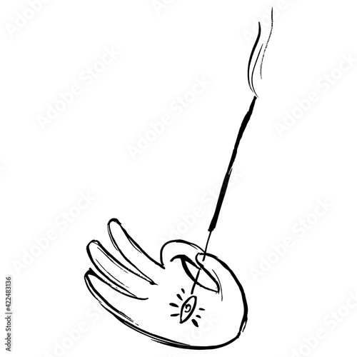 Incense stick on stand