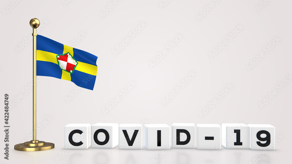 Pembrokeshire Covid-19 3D illustration. Pembrokeshire Covid-19 3D illustration.