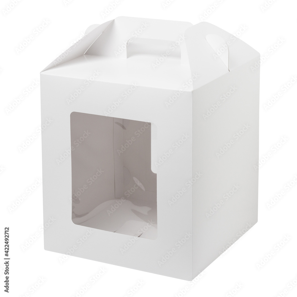 Cardboard packaging for confectionery isolated Cardboard packaging for confectionery isolated