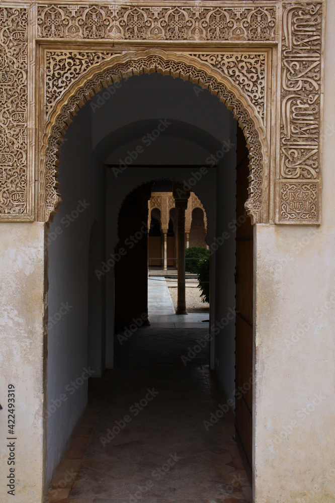 Picturesque impressions from the Alhambra in Spain