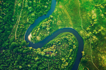 River in the meadows