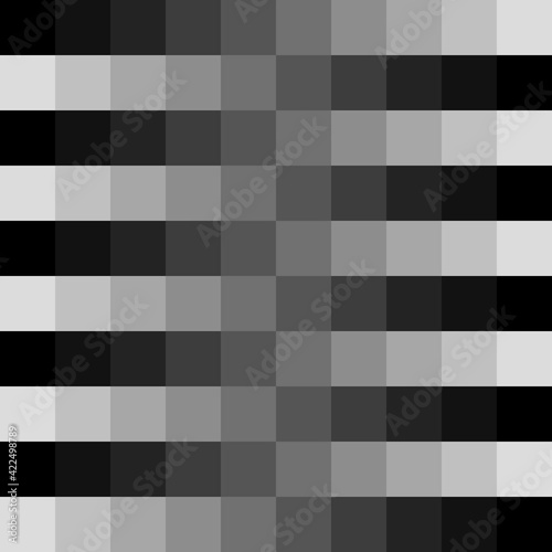 Black And White Squares. Vector.