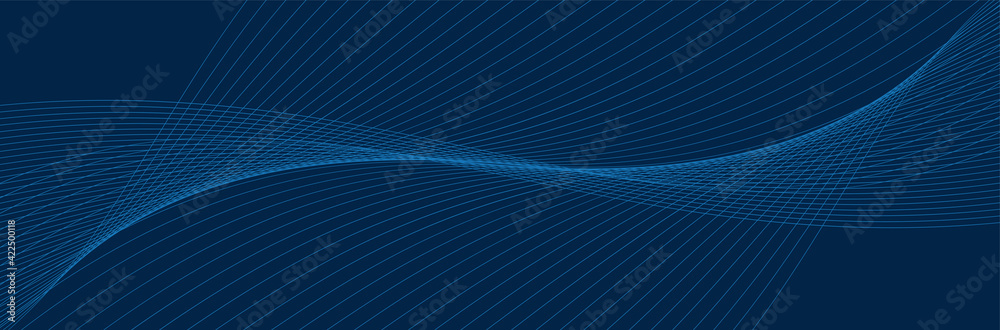 Modern blue wave background Modern blue wave background