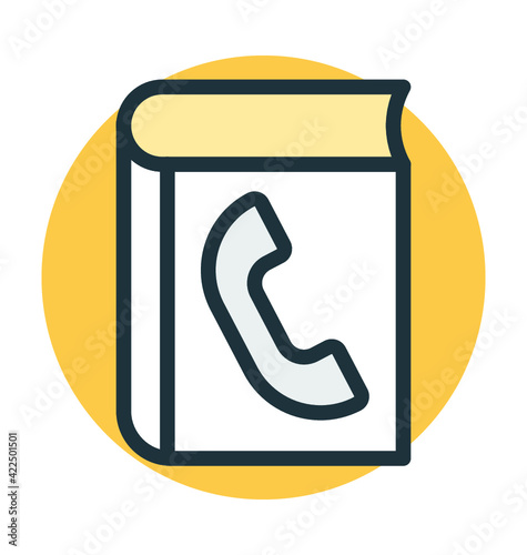 Phonebook Vector Icon