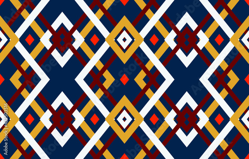 Tribal ethnic vector pattern.Designs for fabric and printing.Geometric ethnic pattern embroidery design for background or wallpaper and clothing.