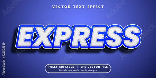 Text Effects 3D Express, Editable Text Style