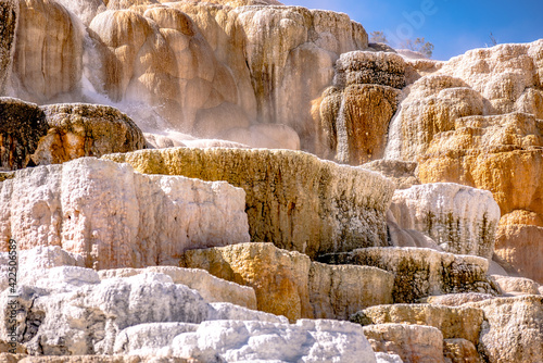 Travertine Terraces, Mammoth Hot Springs, Yellowstone