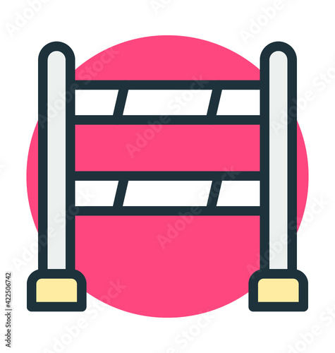 Barrier Cool Vector Icon