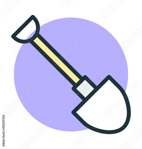 Shovel Cool Vector Icon