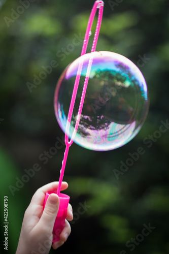 Blowing bubbles