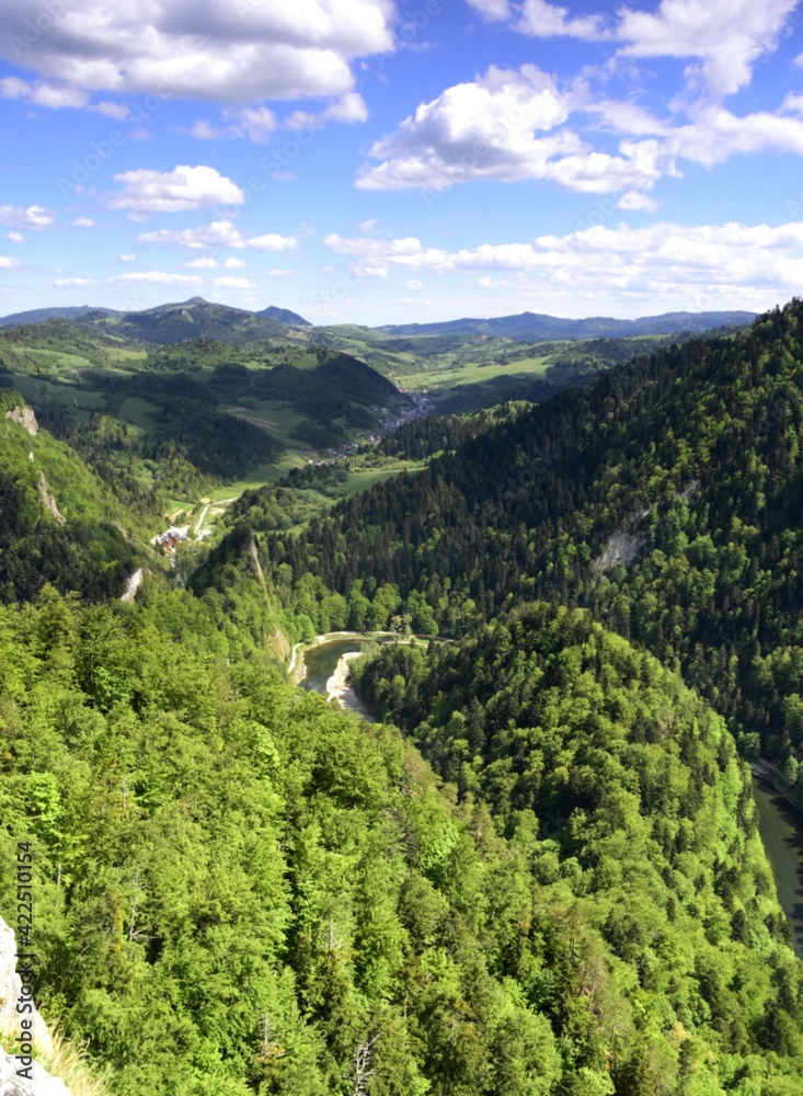 Naklejka premium Pieniny Mountains, National Park, Poland