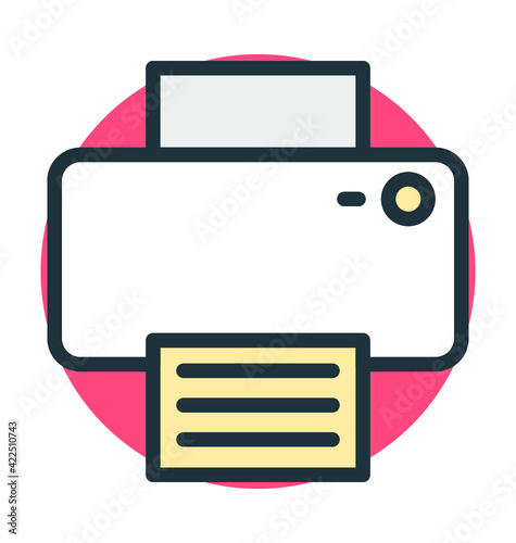 Printer Vector Icon