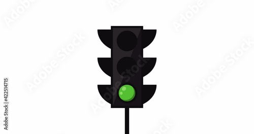 Animation of a working light powder with an alpha channel. 4K video.	
