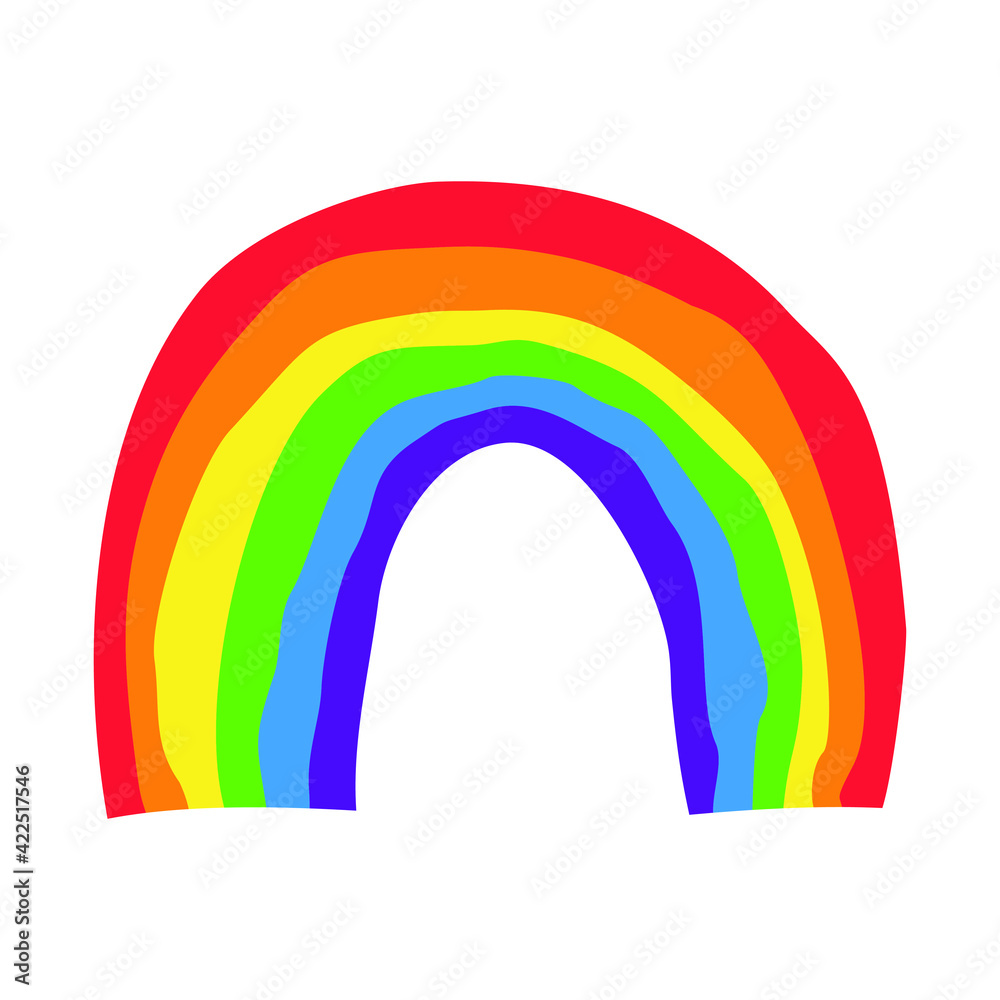 LGBTQIA culture funny rainbow, cute pattern in bright thick sloppy marker rainbows, isolated design element doodle sketch lgbt symbol LGBTQIA culture funny rainbow, cute pattern in bright thick sloppy marker rainbows, isolated design element doodle sketch lgbt symbol