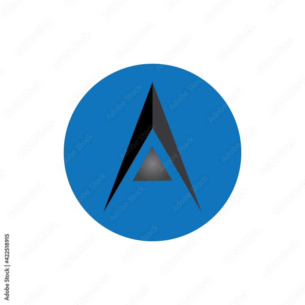 A Letter Logo Template vector icon illustration design A Letter Logo Template vector icon illustration design