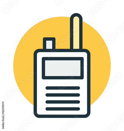 Walkie Talkie Vector Icon