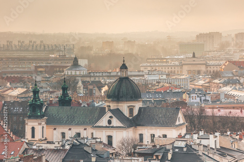 Krakow old town photographed in March. Dynamic weather created interesting conditions for shooting. © PawelUchorczak