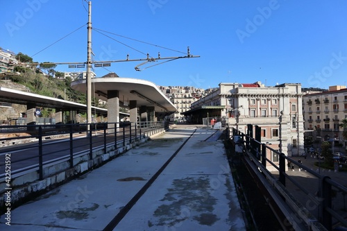 Napoli - Scorcio della stazione ferroviaria di Mergellina © lucamato