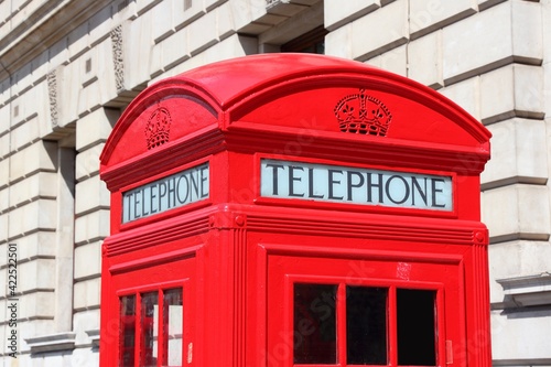 London red telephone booth