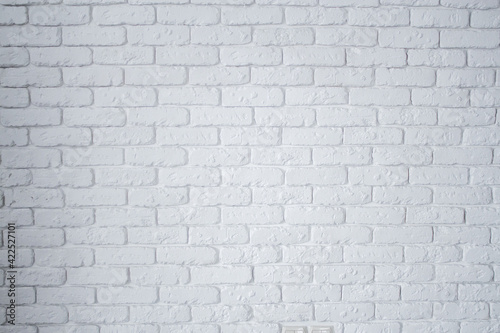 interior made of decorative plaster bricks