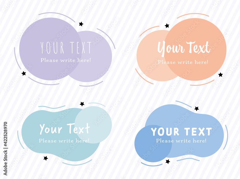 ポップな見出し枠 Pop Frame Stock Vector Adobe Stock