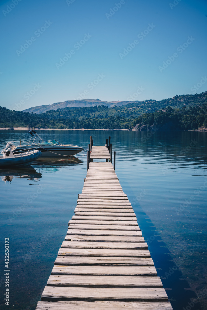 Obraz premium pier on the lake
