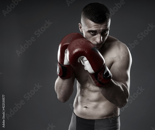 MMA fighter training