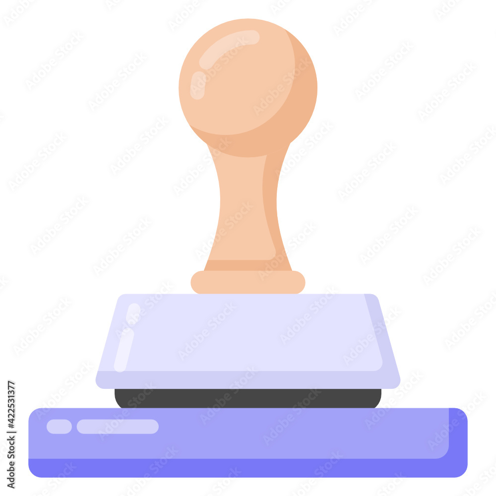 Stamp in flat trendy style, editable vector
Stamp in flat trendy style, editable vector