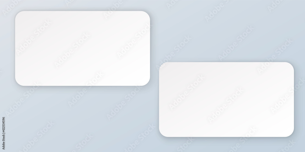 Two Realistic Business Cards mockup Template. EPS10 Vector Two Realistic Business Cards mockup Template. EPS10 Vector