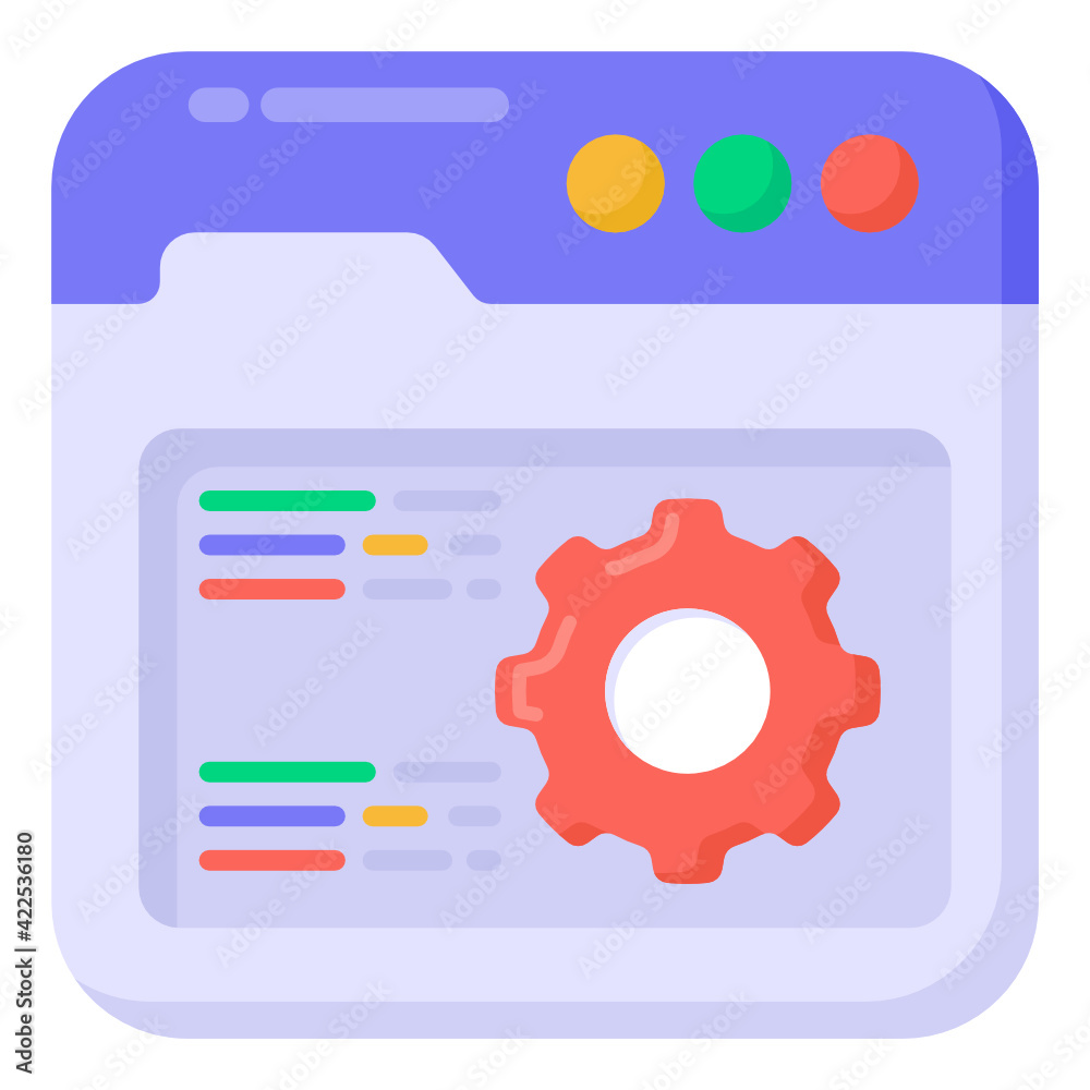 Web recession icon in flat design
Web recession icon in flat design