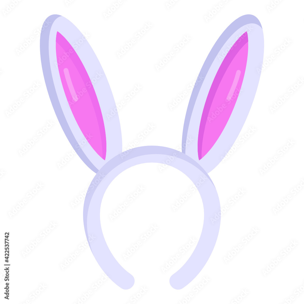 Download this cute flat icon of bunny band
Download this cute flat icon of bunny band