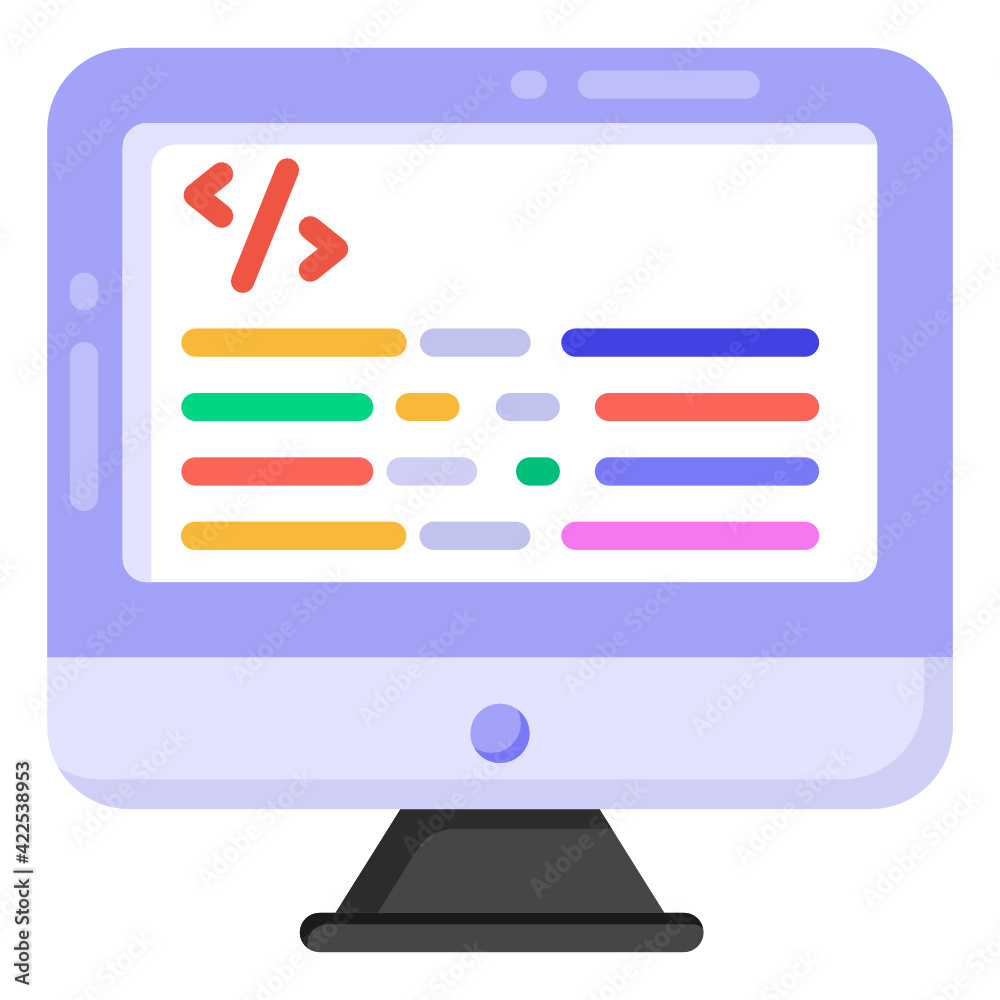 A coding or programming flat icon download
A coding or programming flat icon download
