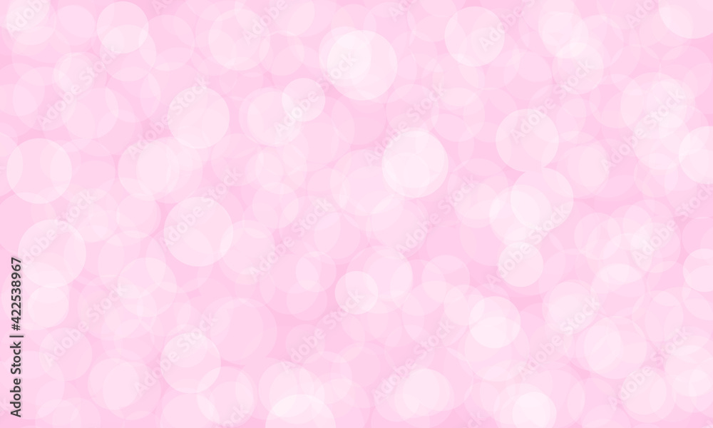 Abstract circle bokeh on pink background Abstract circle bokeh on pink background