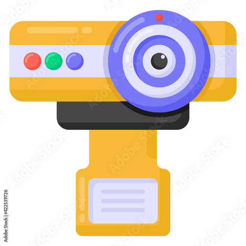 
An icon design of projector for presentation purpose 

