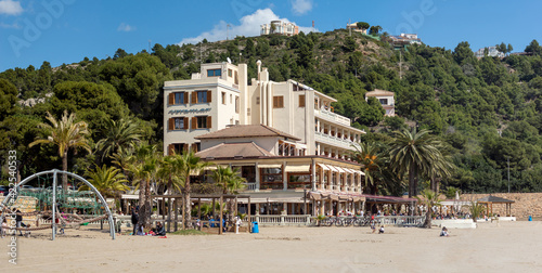 Schilderij op canvas Playa de Voramar en Benicassim, Comunidad Valenciana (España)