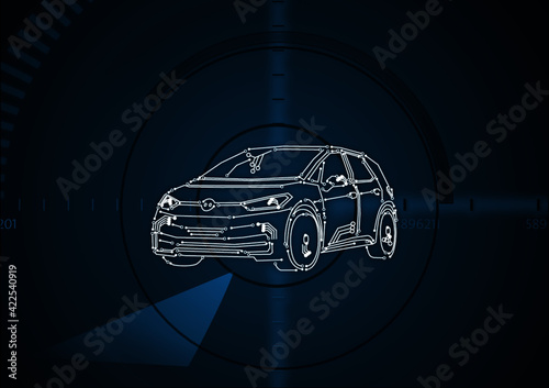 autonomous driving by a modern driverless car
