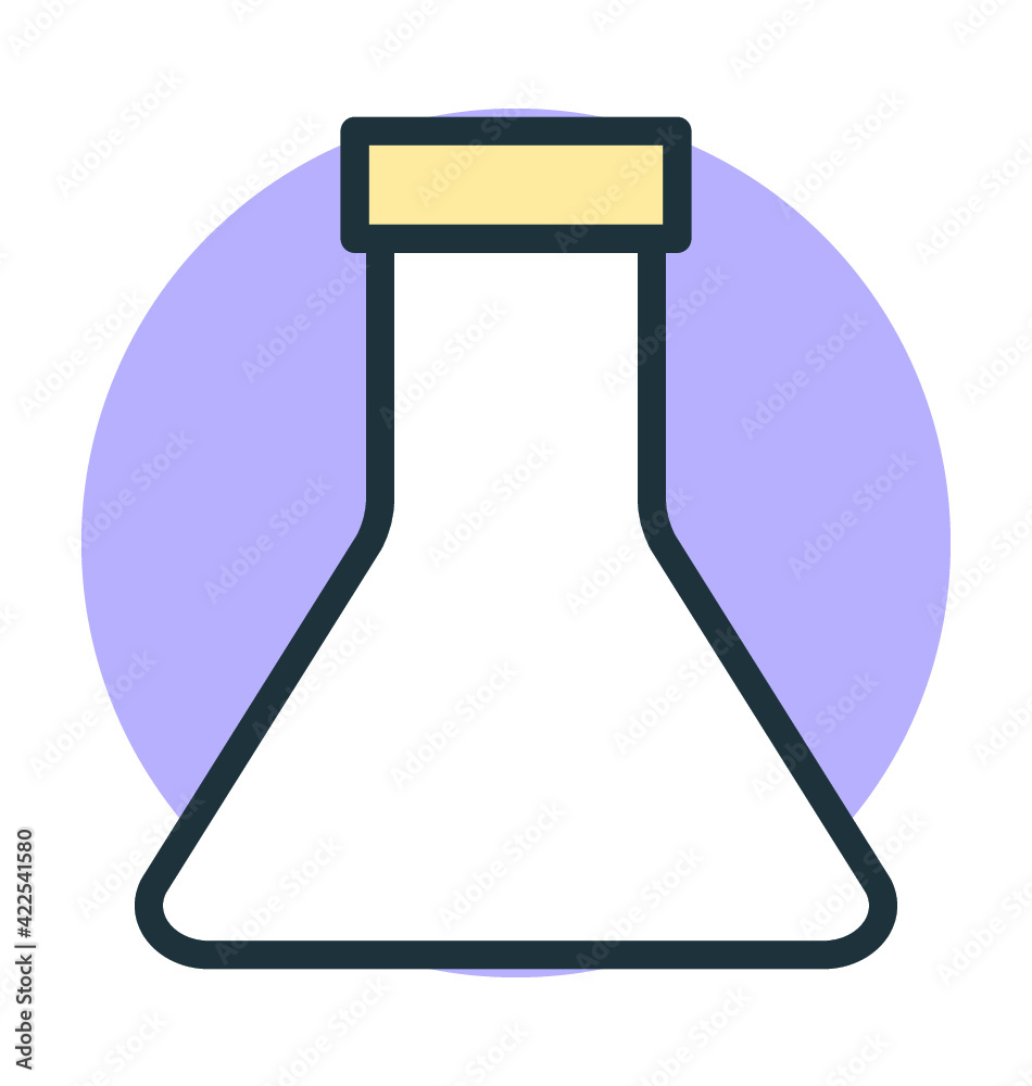 Conical Flask Vector Icon Conical Flask Vector Icon