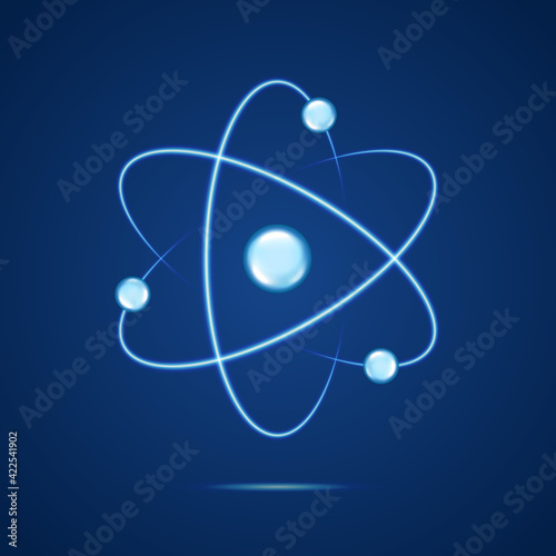Fototapeta Atom icon