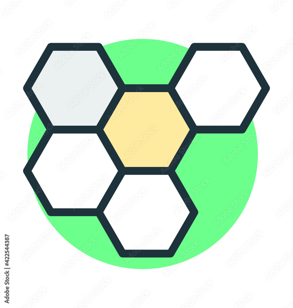 Fototapeta premium Molecule Vector Icon