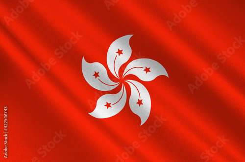 Canvas Print Flag of Hong Kong