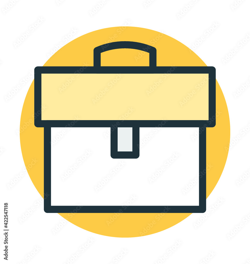 Briefcase Vector Icon Briefcase Vector Icon