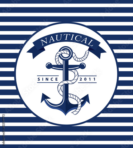 anchor nautical emblem