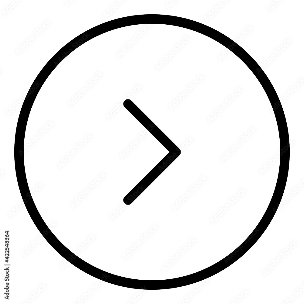 Arrow right icon design line style Arrow right icon design line style