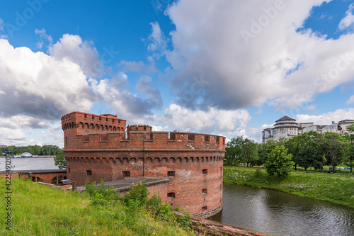 The Dona Tower (1854) forms a single complex with the Rossgarten Gate. It was part of the Königsberg defense system. Now it is the Amber Museum. View from the observation deck. photo