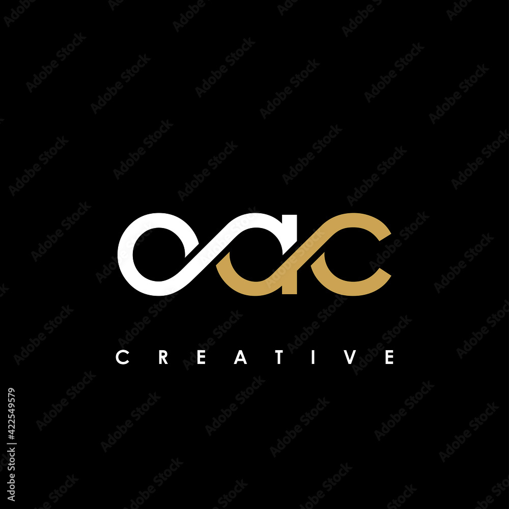 Fototapeta premium OAC Letter Initial Logo Design Template Vector Illustration