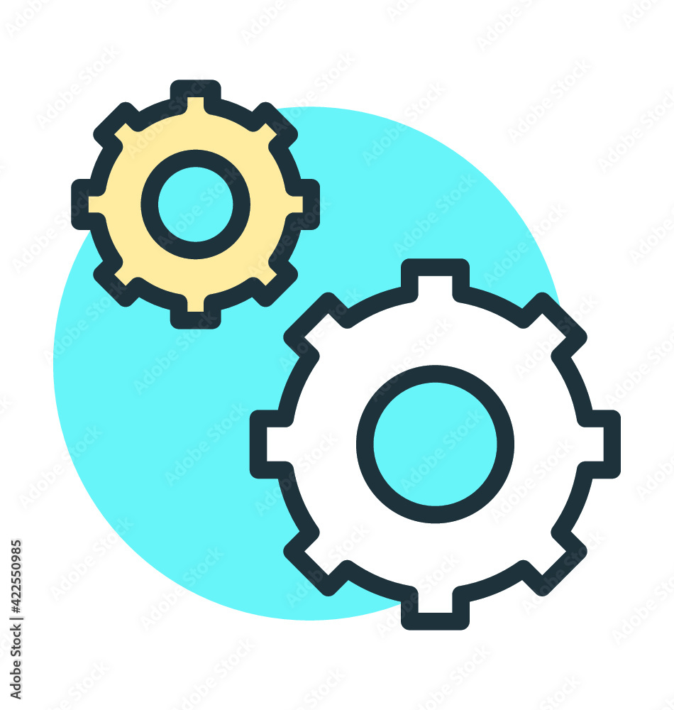 Cog Vector Icon