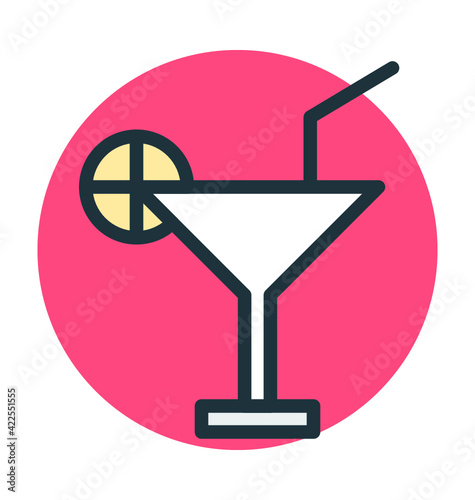 Cocktail Vector Icon