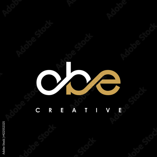 OBE Letter Initial Logo Design Template Vector Illustration