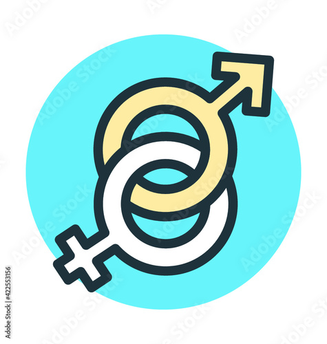 Gender Symbols Vector Icon